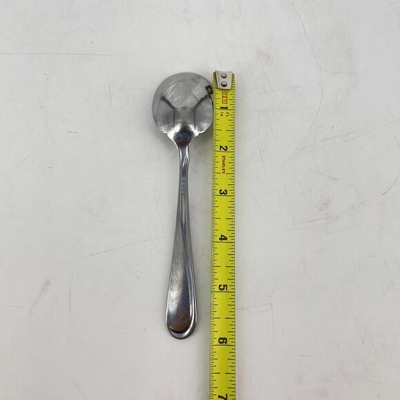 Oneida FLIGHT RELIANCE Stainless Glossy USA Silverware Flatware Sugar Spoon - Picture 3 of 4